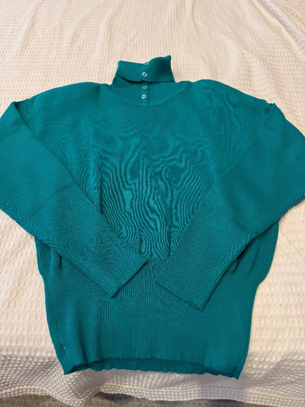 Ski sweater, L, Nils, green, excellent condition